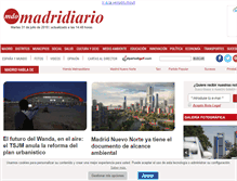 Tablet Screenshot of madridiario.es